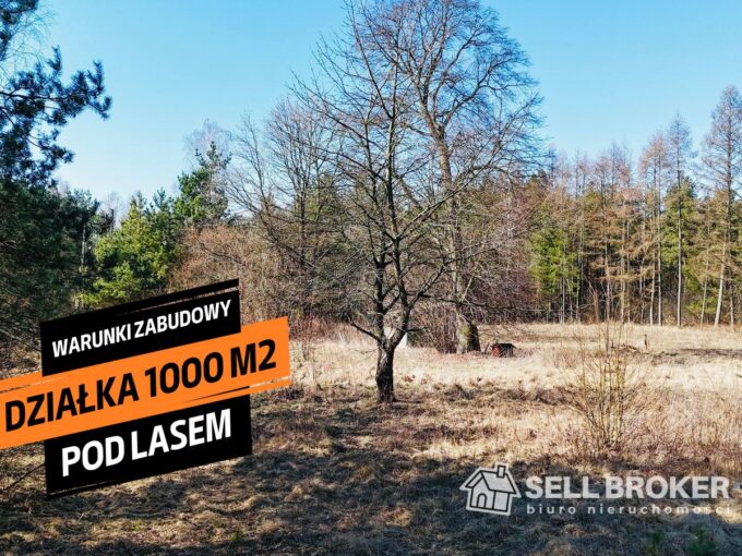 Działki z WZ w otoczeniu lasu / WOŹBIN gm. Cegłów